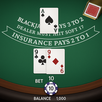 Betinia - Jeu de table Blackjack - Mises annexes Casino