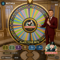 Betinia - Monopoly Live Slot Game
