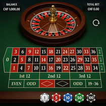 Betinia - Roulette européenne - Rouge Noir Casino